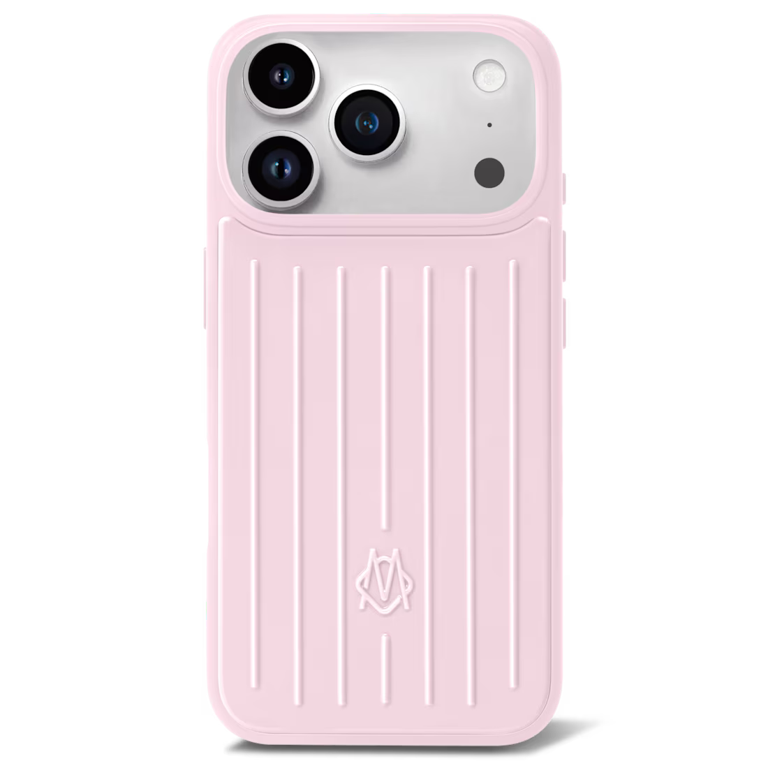 Luxury Designer Stripe Case Pink
